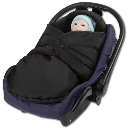 millybo Fußsack Baby Einschlagdecke für Winter geeignet für Kinderwagen Babyschale Babybett Autositz Buggy 